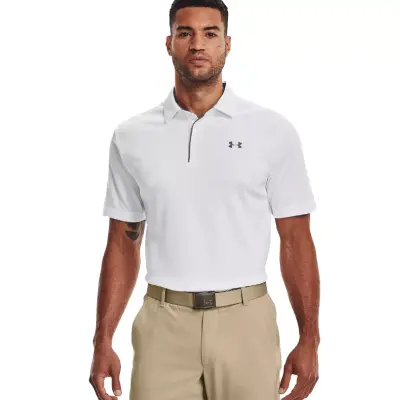 Under Armour 1290140 Tech Polo Beyaz Erkek T-Shirt - 1
