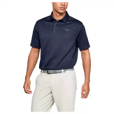 Under Armour 1290140 Tech Polo Lacivert Erkek T-Shirt 