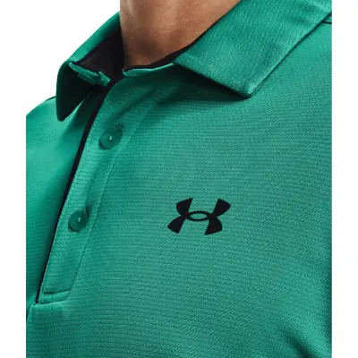 Under Armour 1290140 Tech Polo Yeşil Erkek T-Shirt - 3