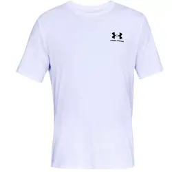 Under Armour 1326799 Sporstyle Left Chest Beyaz Erkek T-shirt - 3
