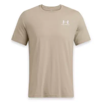 Under Armour 1326799 Sporstyle Left Chest Haki Erkek T-Shirt - 3