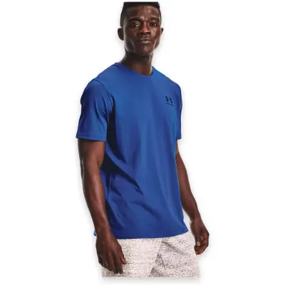 Under Armour 1326799 Sporstyle Left Chest Mavi Erkek T-Shirt 