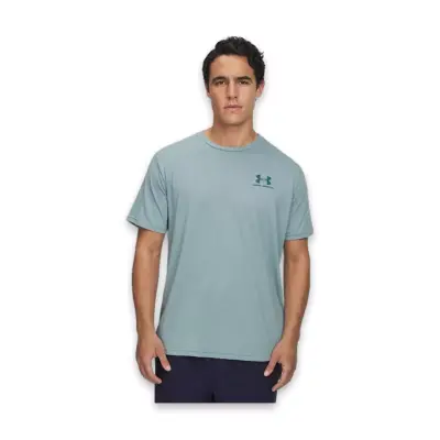 Under Armour 1326799 Sporstyle Left Chest Mavi Erkek T-Shirt - 1