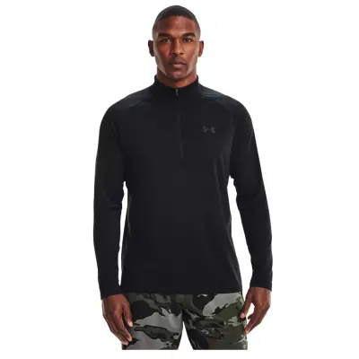 Under Armour 1328495 Ua Tech 2.0 1/2 Zip Siyah Erkek Sweatshirt - 1