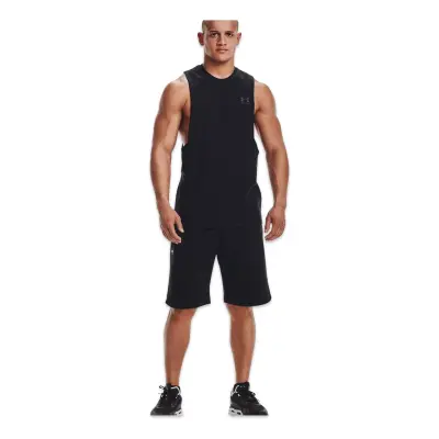 Under Armour 1329286 Ua Left Chest Cut Off Tank Siyah Erkek Atlet - 3