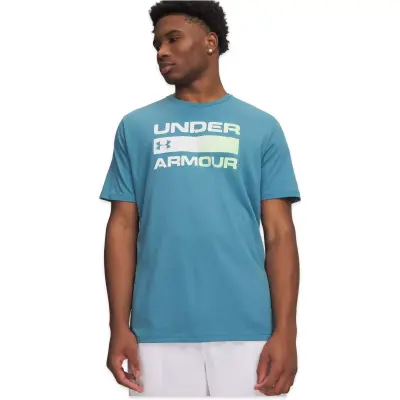 Under Armour 1329582 Team Issue Wordmark Mavi Erkek T-Shirt - 1
