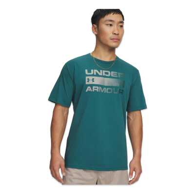 Under Armour 1329582 Team Issue Wordmark Yeşil Erkek T-Shirt - Under Armour
