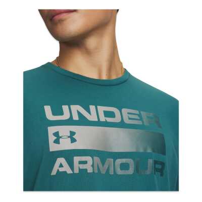 Under Armour 1329582 Team Issue Wordmark Yeşil Erkek T-Shirt - 3