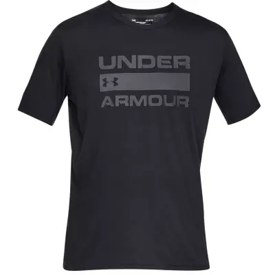 Under Armour 1329582 Teamİssue Wordmark T-Shirt Siyah Erkek Giyim - 1