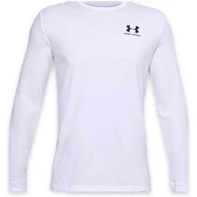 Under Armour 1329585 Sportstyle Leftchest Lst Beyaz Erkek T-Shirt - 5
