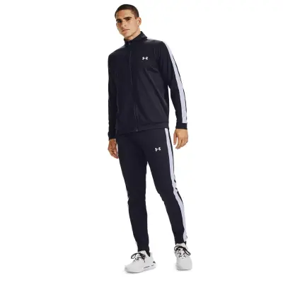 Under Armour 1357139 Knit Track Suit Siyah Erkek Eşofman Takımı - 1