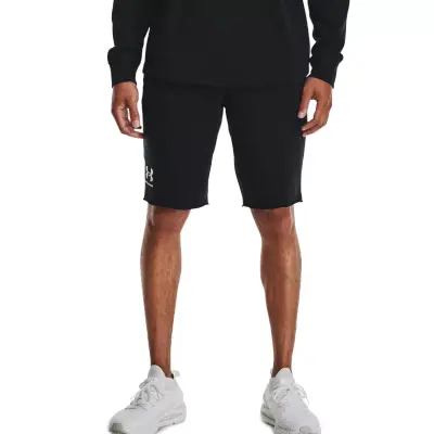 Under Armour 1361631 Ua Rival Terry Siyah Erkek Şort - 1