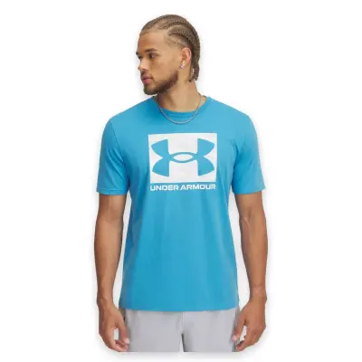 Under Armour 1361673 Abc Camo Boxed Logo Ss Açık Mavi Erkek T-Shirt - 3