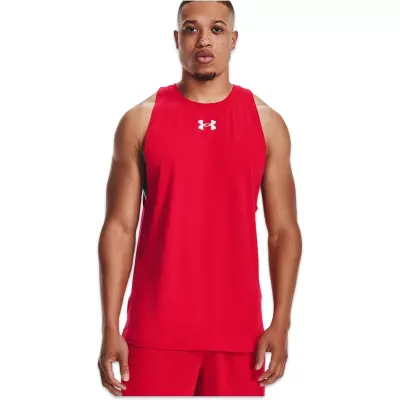 Under Armour 1361901 Ua Baseline Cotton Tank Kırmızı Erkek Atlet - 1