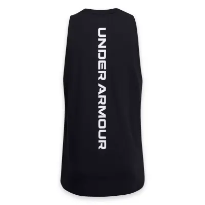 Under Armour 1361901 Ua Baseline Cotton Siyah-Beyaz Erkek Atlet - 4