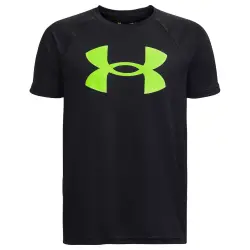 Under Armour 1363283 Ua Big Logo Ss Siyah Erkek Çocuk T-Shirt - 1