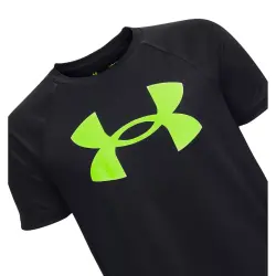 Under Armour 1363283 Ua Big Logo Ss Siyah Erkek Çocuk T-Shirt - 3