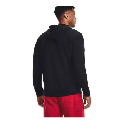 Under Armour 1370409 Ua Rival Terry Lc Fz Siyah Erkek Sweatshirt - 2