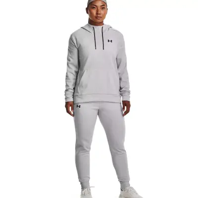 Under Armour 1373055 Armour Fleece Hoodie Gri Kadın Sweatshirt - 3