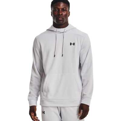 Under Armour 1373353 Ua Armour Fleece Hoodie Gri Erkek Sweatshirt - Under Armour