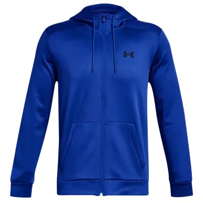 Under Armour 1373357 Ua Armour Fleece Fz Hoodie Mavi Erkek Ceket - 1