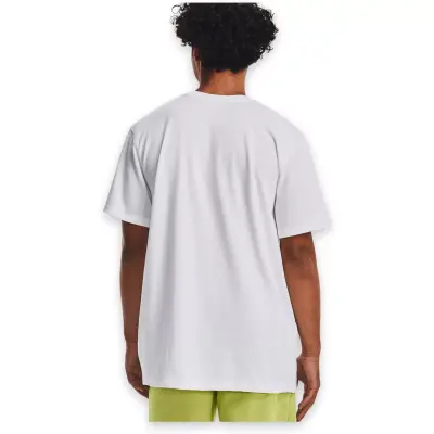 Under Armour 1373997 Ua M Logo Emb Heavyweight Ss Beyaz Erkek T-Shirt - 2