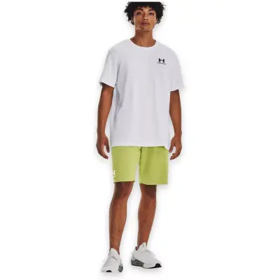 Under Armour 1373997 Ua M Logo Emb Heavyweight Ss Beyaz Erkek T-Shirt - 3