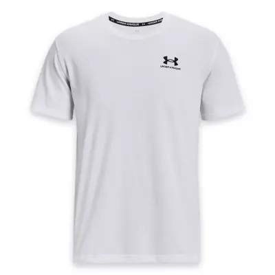 Under Armour 1373997 Ua M Logo Emb Heavyweight Ss Beyaz Erkek T-Shirt - 5