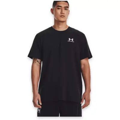 Under Armour 1373997 Ua Logo Emb Heavyweight Siyah Erkek T-Shirt - 1