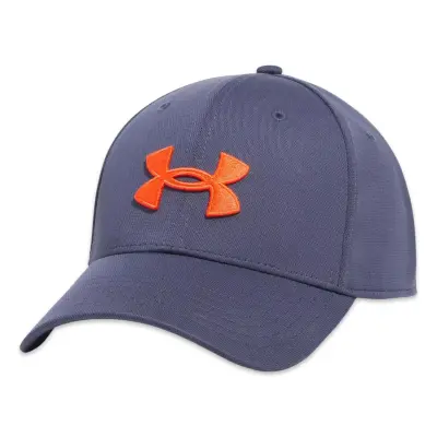 Under Armour 1376700 Men's Ua Blitzing Gri-Turuncu Erkek Şapka - 1