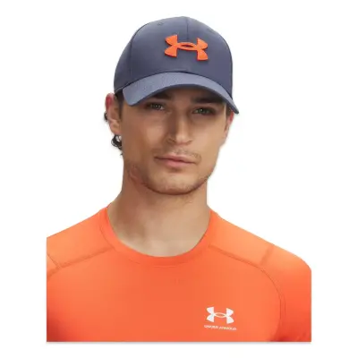 Under Armour 1376700 Men's Ua Blitzing Gri-Turuncu Erkek Şapka - 3