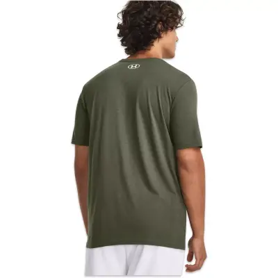 Under Armour 1376830 Ua Camo Chest Stripe Ss Haki Erkek T-Shirt - 2