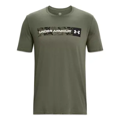 Under Armour 1376830 Ua Camo Chest Stripe Ss Haki Erkek T-Shirt - 4