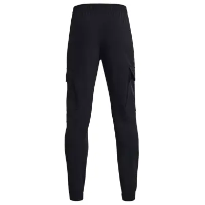 Under Armour 1377360 Ua Pennant Woven Cargo Pant Siyah Çocuk Pantolon - 2