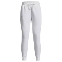 Under Armour 1379438 Ua Rival Jogger Beyaz Kadın Eşofman Altı - 4