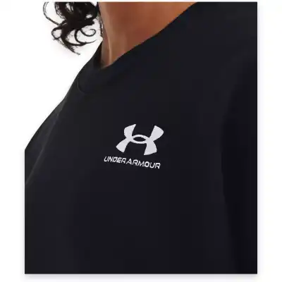 Under Armour 1379475 Essential Flc Os Crew Siyah Kadın Sweatshirt - 3