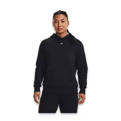 Under Armour 1379500 Ua Rival Fleece Hoodie Sweat Siyah Kadın Sweatshirt 