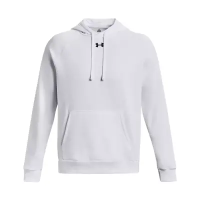 Under Armour 1379757 Ua Rival Fleece Hoodie Beyaz Erkek Ceket - 4