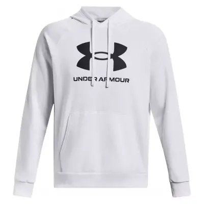 Under Armour 1379758 Ua Rival Fleece Beyaz Erkek Sweatshirt - 1