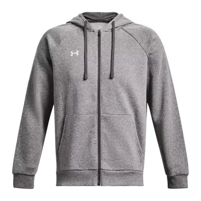 Under Armour 1379767 Ua Rival Fleece Fz Hoodie Gri Erkek Ceket - 4