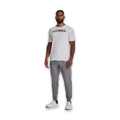 Under Armour 1379774 Ua Rival Fleece Joggers Gri Erkek Eşofman Altı - 3