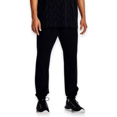 Under Armour 1382119 Ua Stretch Woven Siyah Erkek Eşofman Altı - 1