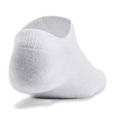 Under Armour 1382611 Ua Essential No Show 6Pk Çorap Beyaz Unisex Çorap - 4