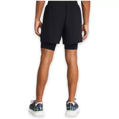 Under Armour 1382640 Ua Launch 5'' 2-In-1 S Siyah Erkek Şort - 2