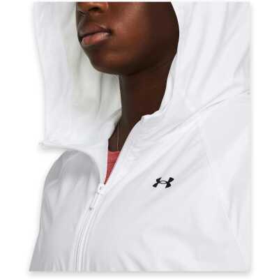 Under Armour 1382698 Ua Rival Sport Windbreak Jkt Beyaz Kadın Ceket - 3
