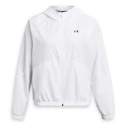 Under Armour 1382698 Ua Rival Sport Windbreak Jkt Beyaz Kadın Ceket - 4