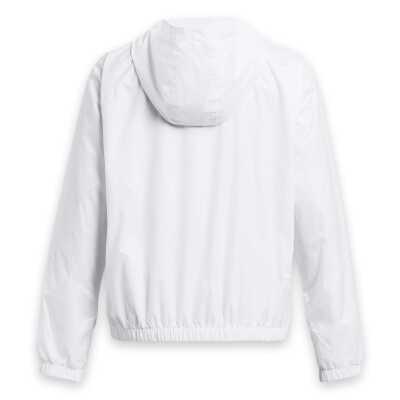 Under Armour 1382698 Ua Rival Sport Windbreak Jkt Beyaz Kadın Ceket - 5