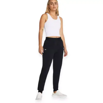 Under Armour 1382727 sport High Rise Siyah Kadın Eşofman Altı - 3