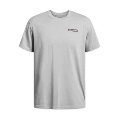 Under Armour 1382831 Ua Hw Armour Label Ss Gri-Siyah Erkek T-Shirt - 4