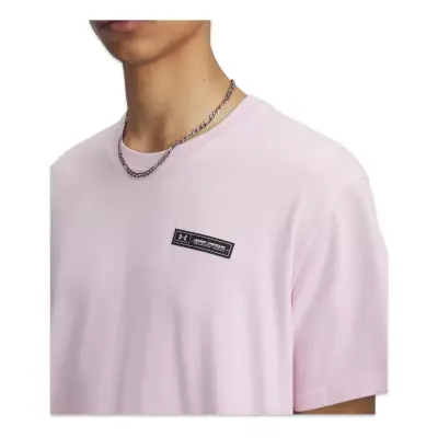 Under Armour 1382831 Ua Hw Armour Label Ss Pembe Erkek T-Shirt - 3